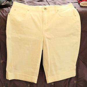 White Bermuda Shorts